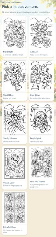 Coloring pictures to pick from